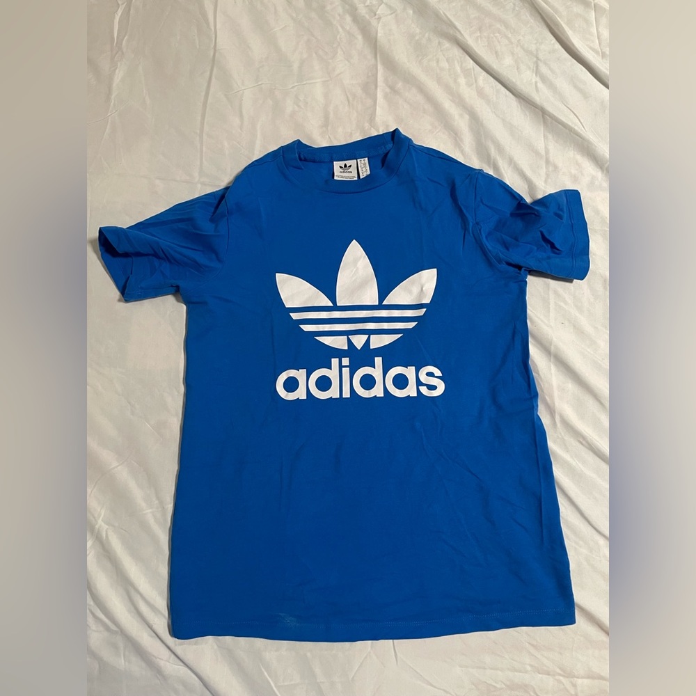 adidas blue tshirt